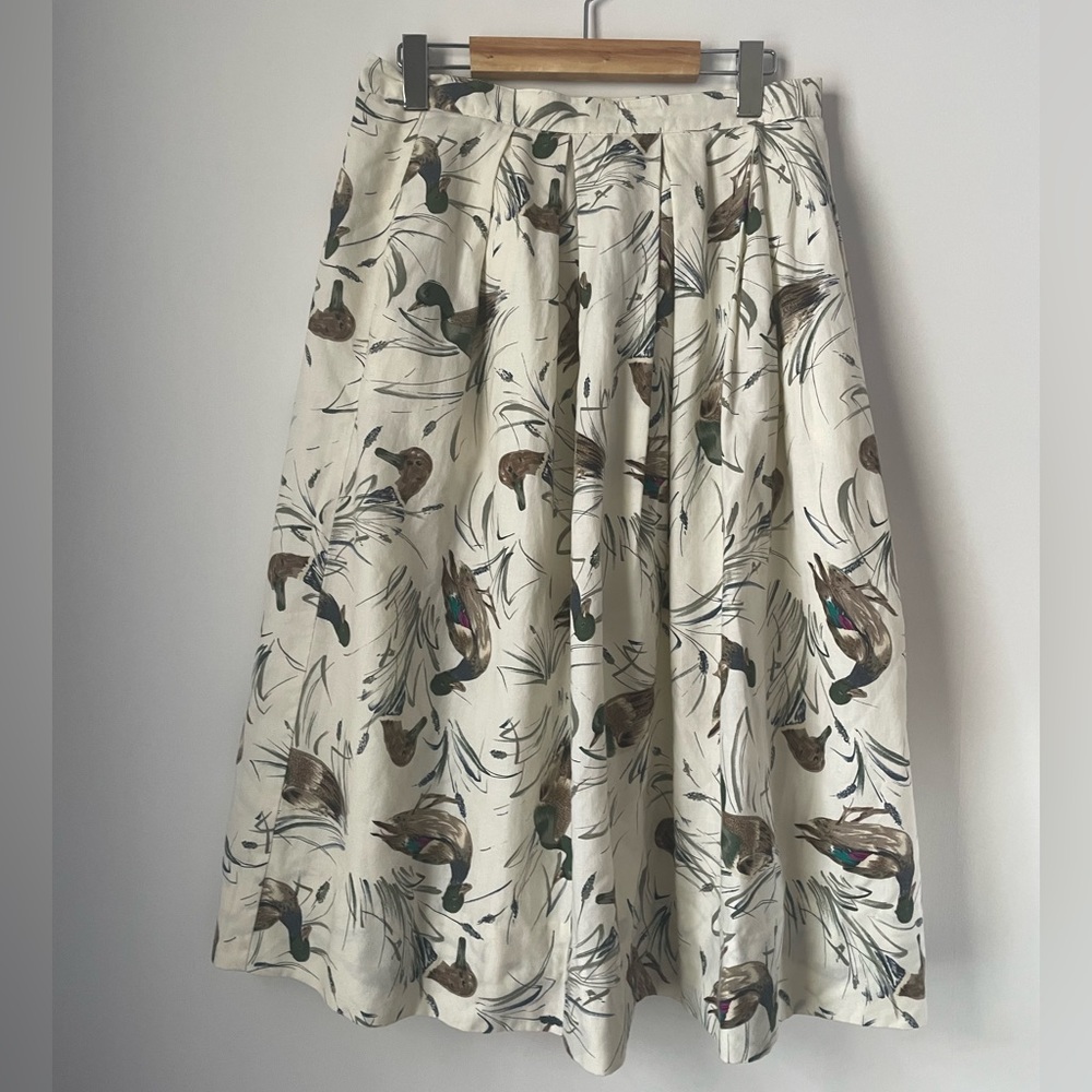 Vintage Duck print Skirt